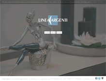 Tablet Screenshot of lineaargenti.it